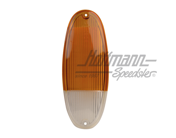 Vetro lampeggiatore, Porsche 914, arancio / bianco | 914 631 937 10 | 600-9488