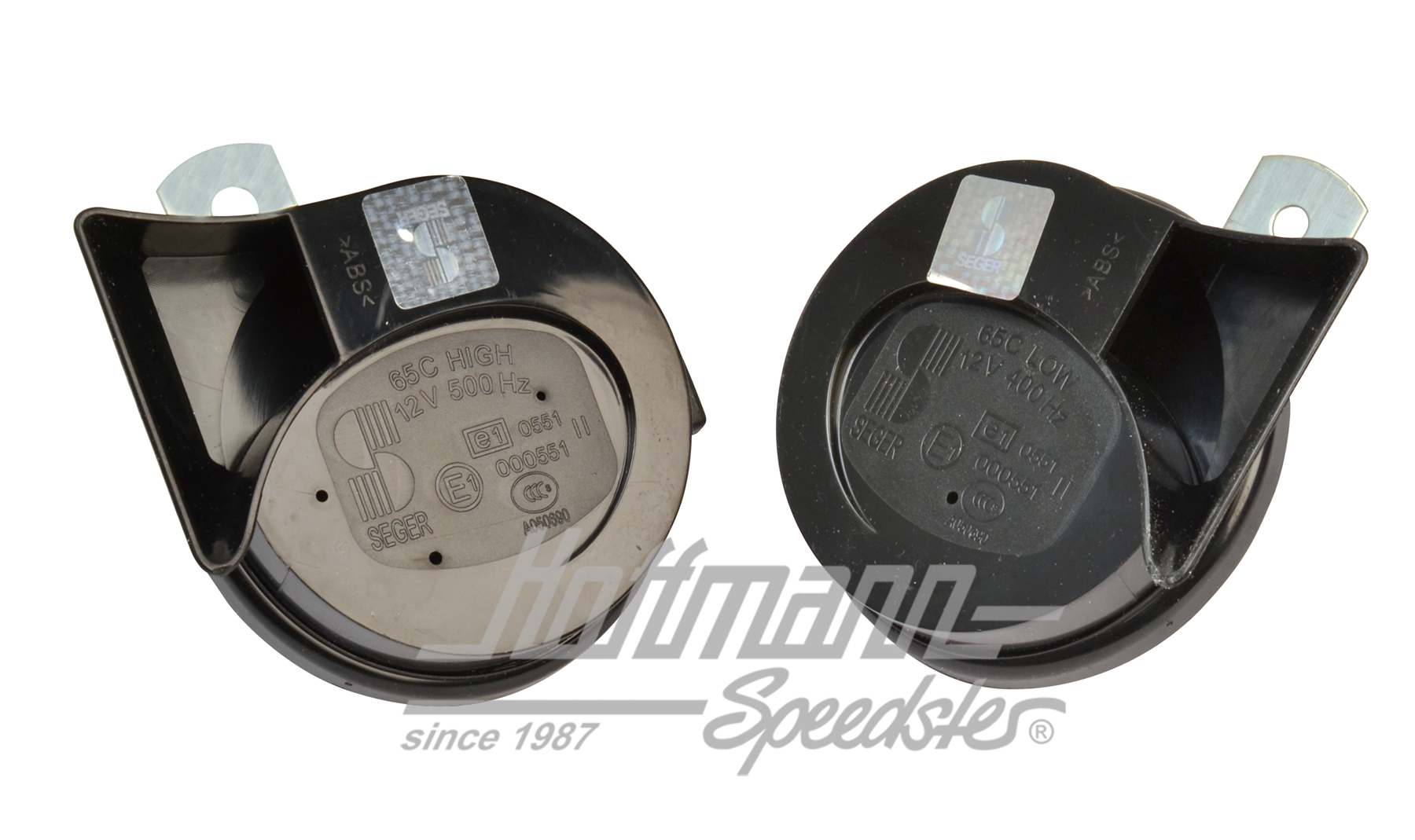 Fanfare elettrice, nero (spina rotonda) | 65CO1200NEU | 200-8056