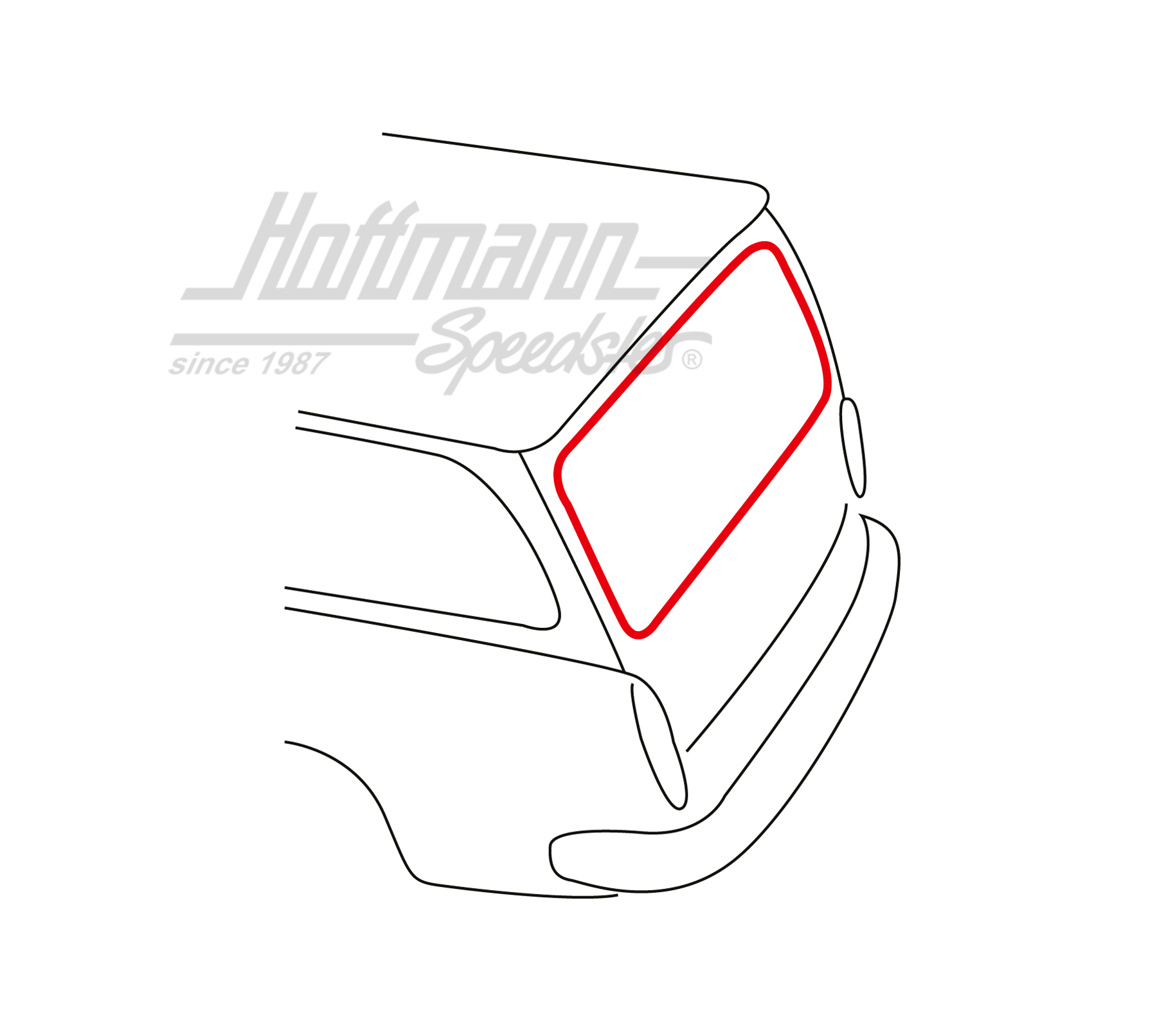 Guarnizione, portellone posteriore, Tipo 3, Variant | 361 827 705 | 069-8076