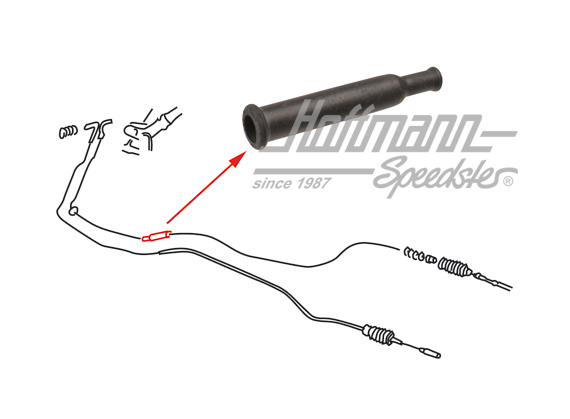Guida di gomma, cavo riscaldamento, anteriore                                                       