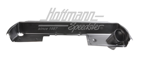 Lamiera del motore, 964, posteriore, nera, centro                                                   