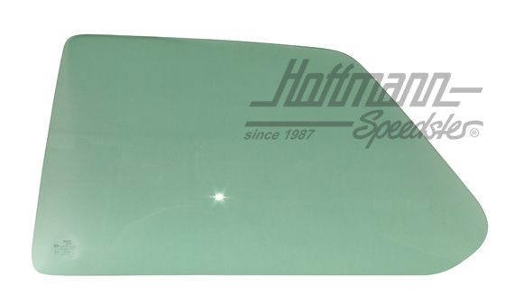 Cristallo laterale, Golf 1 Berlina, posteriore, sinistra, verde | 161 845 301 A | 180-8184-01