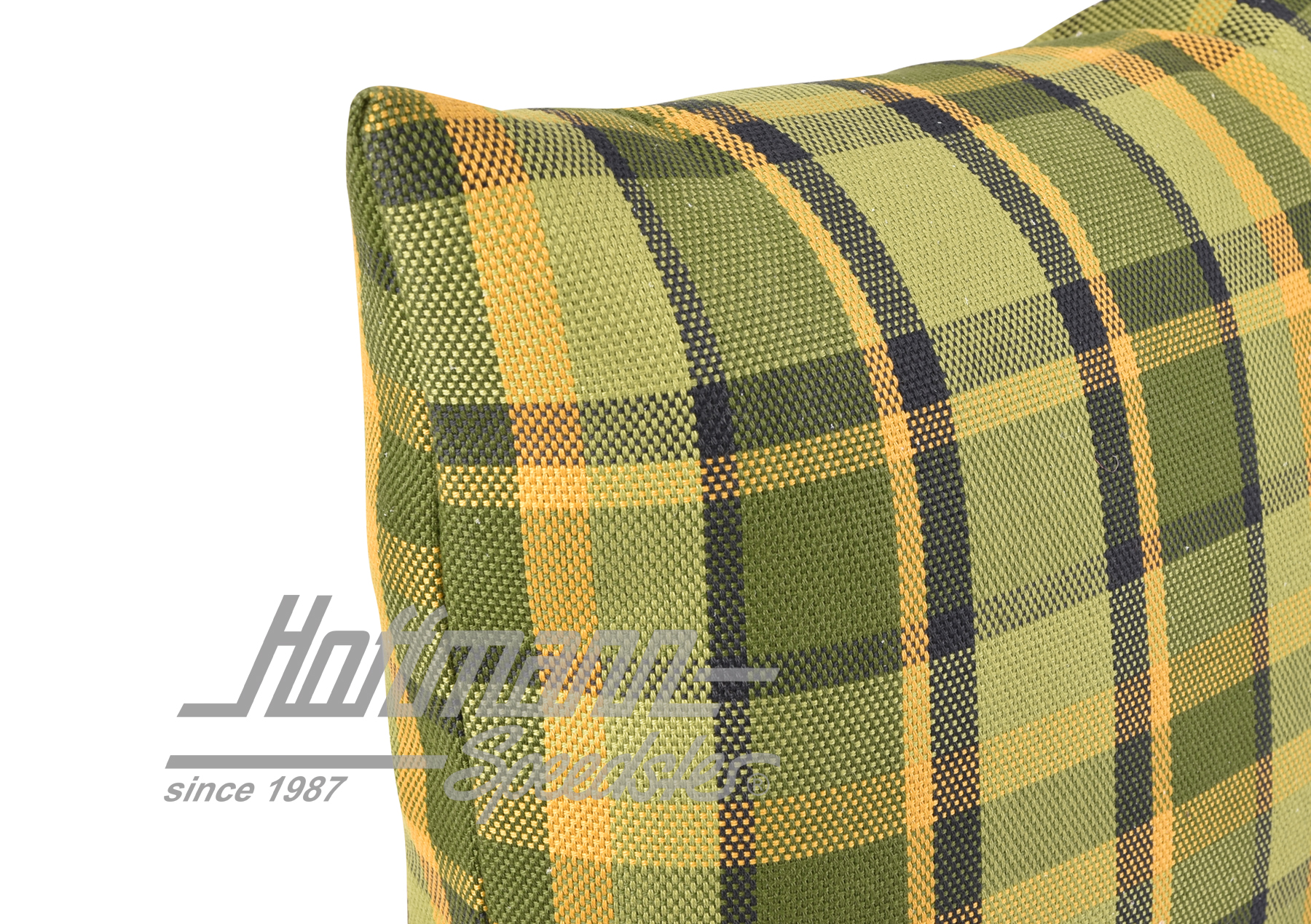 Cuscino, Westfalia, verde/giallo, 39x39cm                                                           