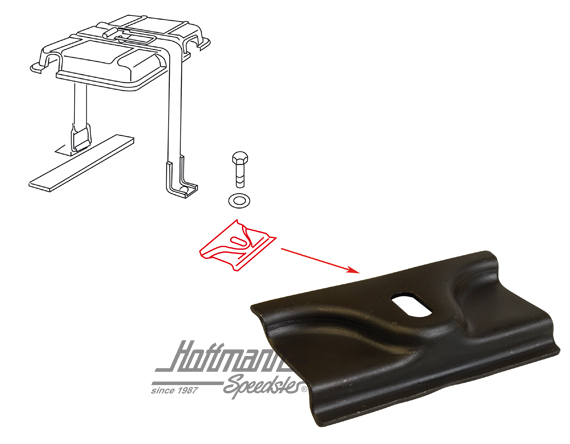 Supporto batteria, filettabile, universale | 131 915 313 | 050-2112-08