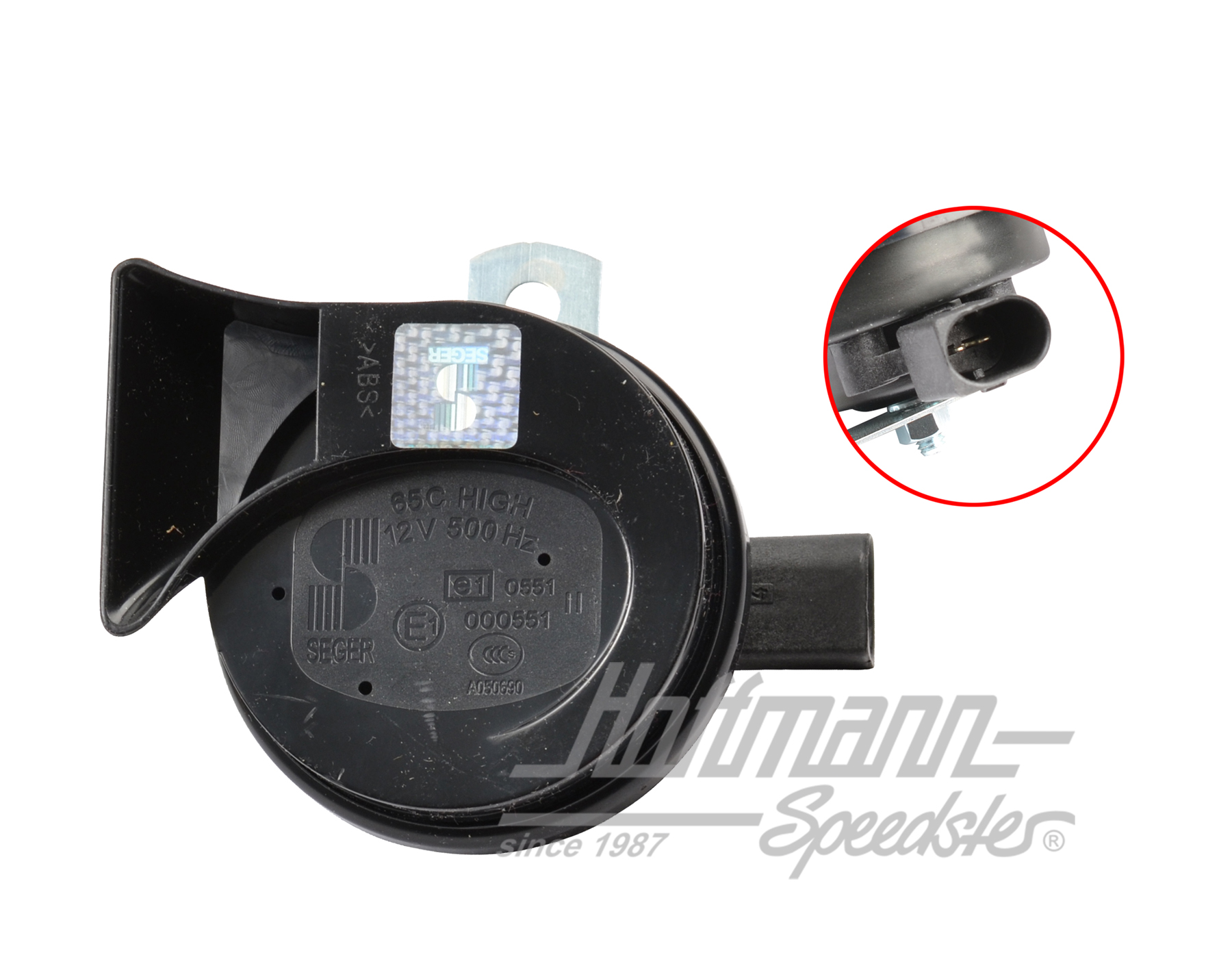 Fanfare elettriche, nero, alta frequenza 500Hz | 65CI1200NEU | 200-8056-10