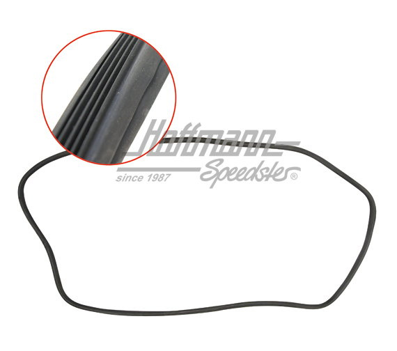 Guarnizione parabrezza senza scanalatura, 89-94                                                     