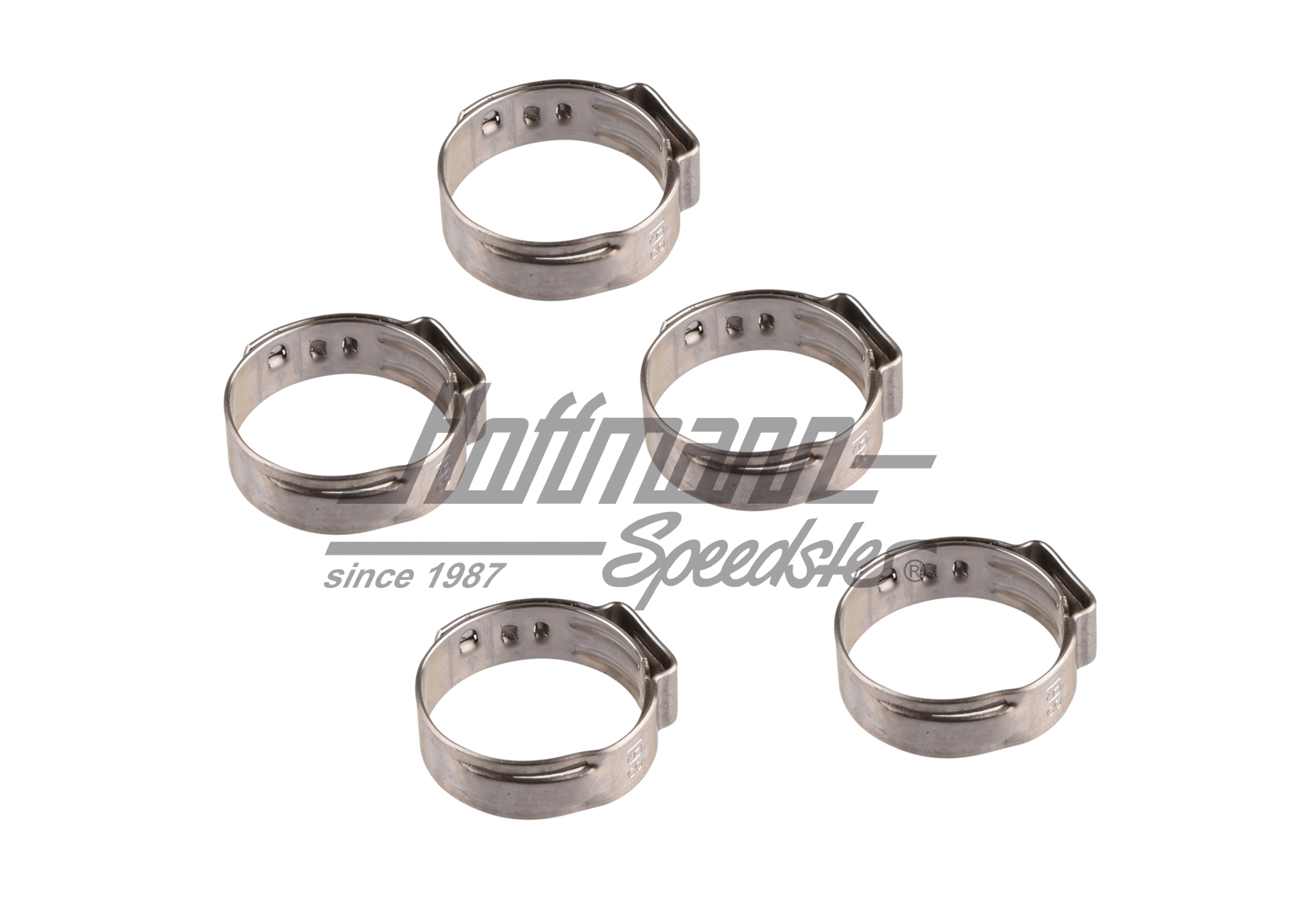 Fascette a un orecchio, regolabile, 16.6-19.8mm                                                     