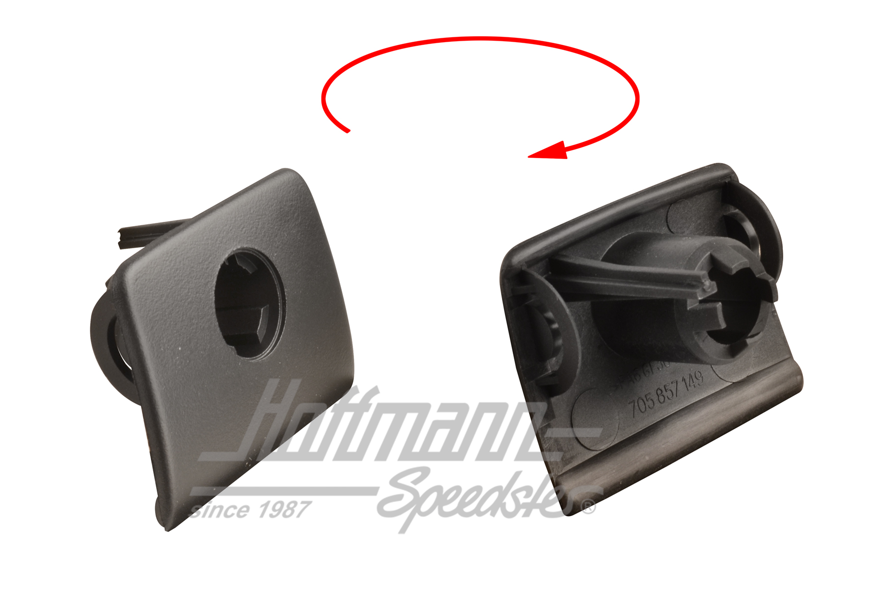 Bottone, serratura cassetto portaoggetti
, Furgone T4 | 705 857 149  041 | 408-5610