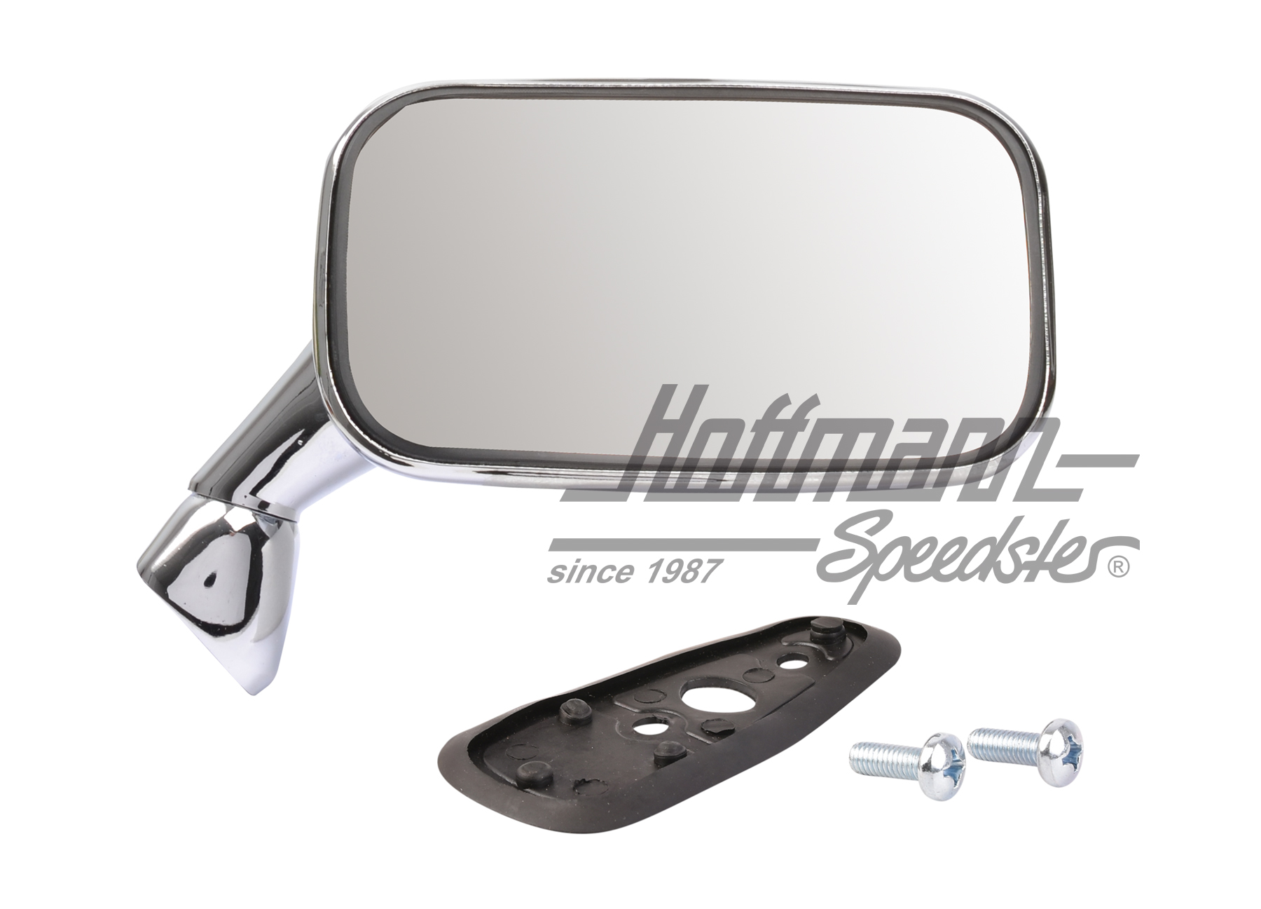 Specchietto retrovisore, 911 RS, .72-.73, cromo, destra | 911 731 014 06 | 510-9606-02