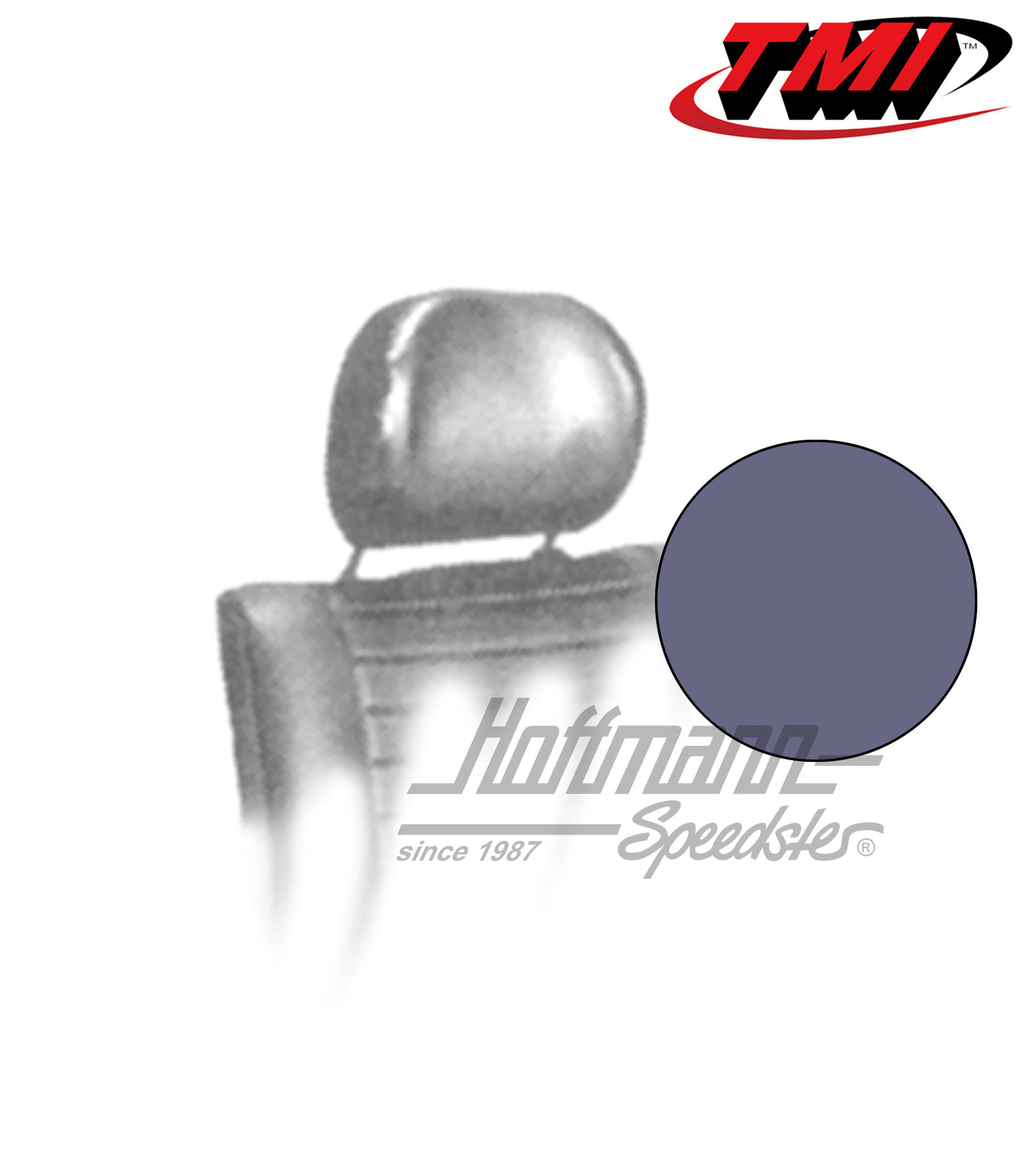 Copri poggiateste, 8.75-, blu | 43-1010-18 | 055-7020