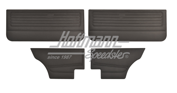 Pannelli per portiere, anteriore, 2 porte, nero | 171 898 320 B | 180-1950