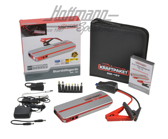 Avviatore di emergenza con banca di energia, 12V, 600A                                              