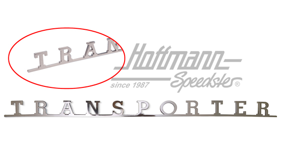 Logo, Furgone T1/T2/T3, TRANSPORTER                                                                 