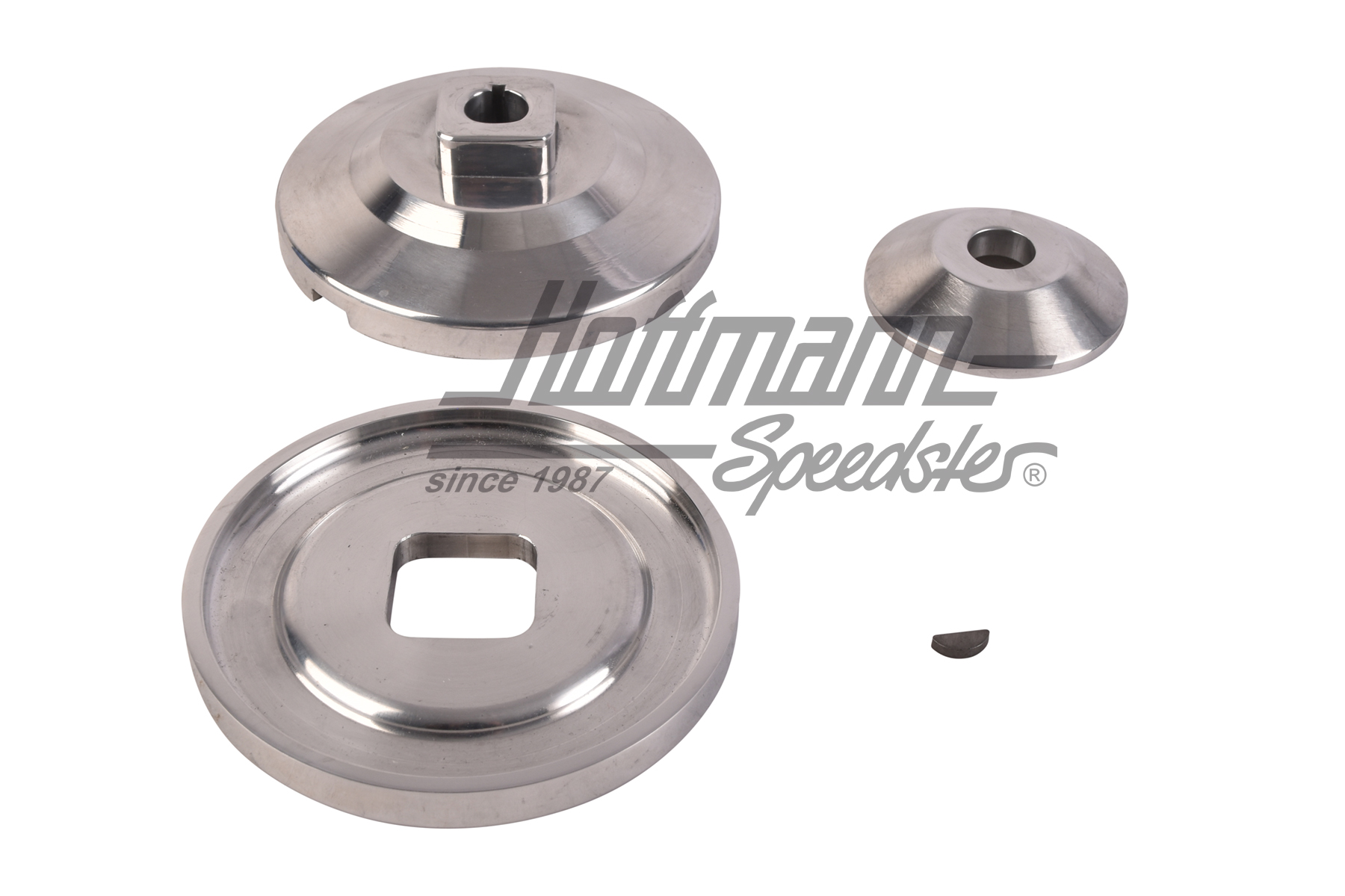 Puleggia alternatore, 12V, Billet cromo                                                             