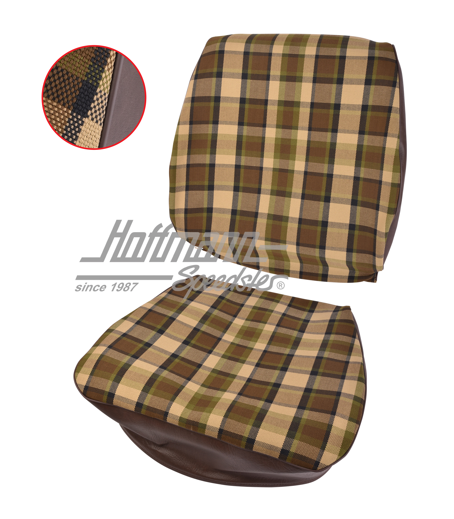 Coprisedile, Westfalia, marrone/beige, 74-79                                                        