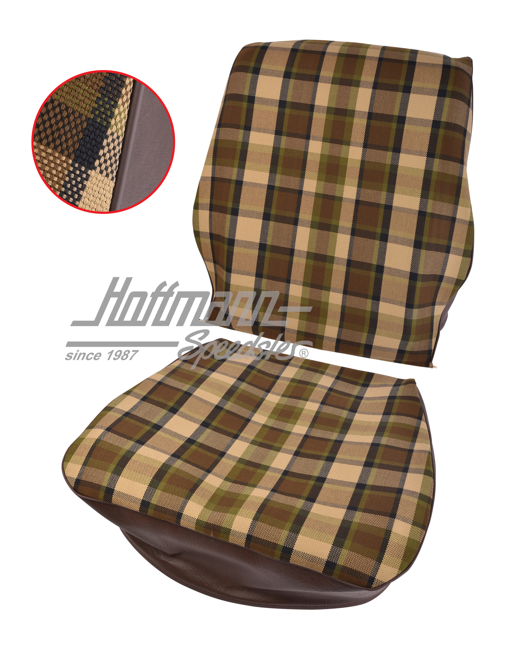 Coprisedile, Westfalia, marrone/beige, 74-79                                                        