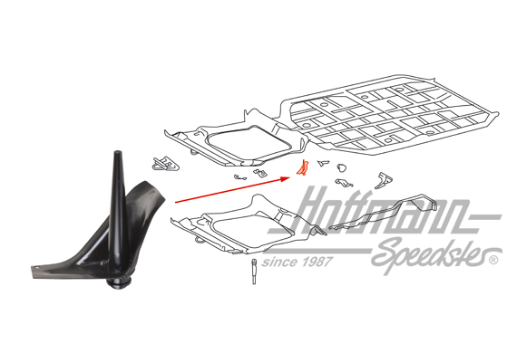 Alloggiamento asse, davanti, 911, sinistra                                                          