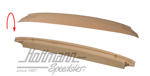 Centina parabrezza, Karmann Ghia Cabriolet, 12.68-7.74 (legno)                                      
