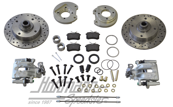 Freno a disco H4, forato, 4 fori / PCD 130, braccio oscillante | BA KER 33 HP | 020-3918-03