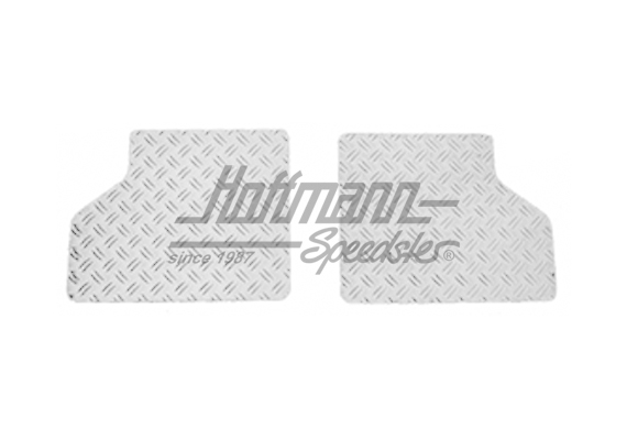 Tappetini, alluminio, posteriore, Golf 3+4,Polo 94- | 20671 | 200-6425