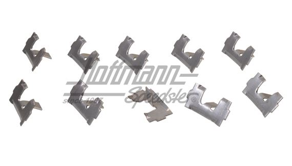 Clip per modanatura pedana, 18 mm, set | 113 853 559 A | 020-2100-45