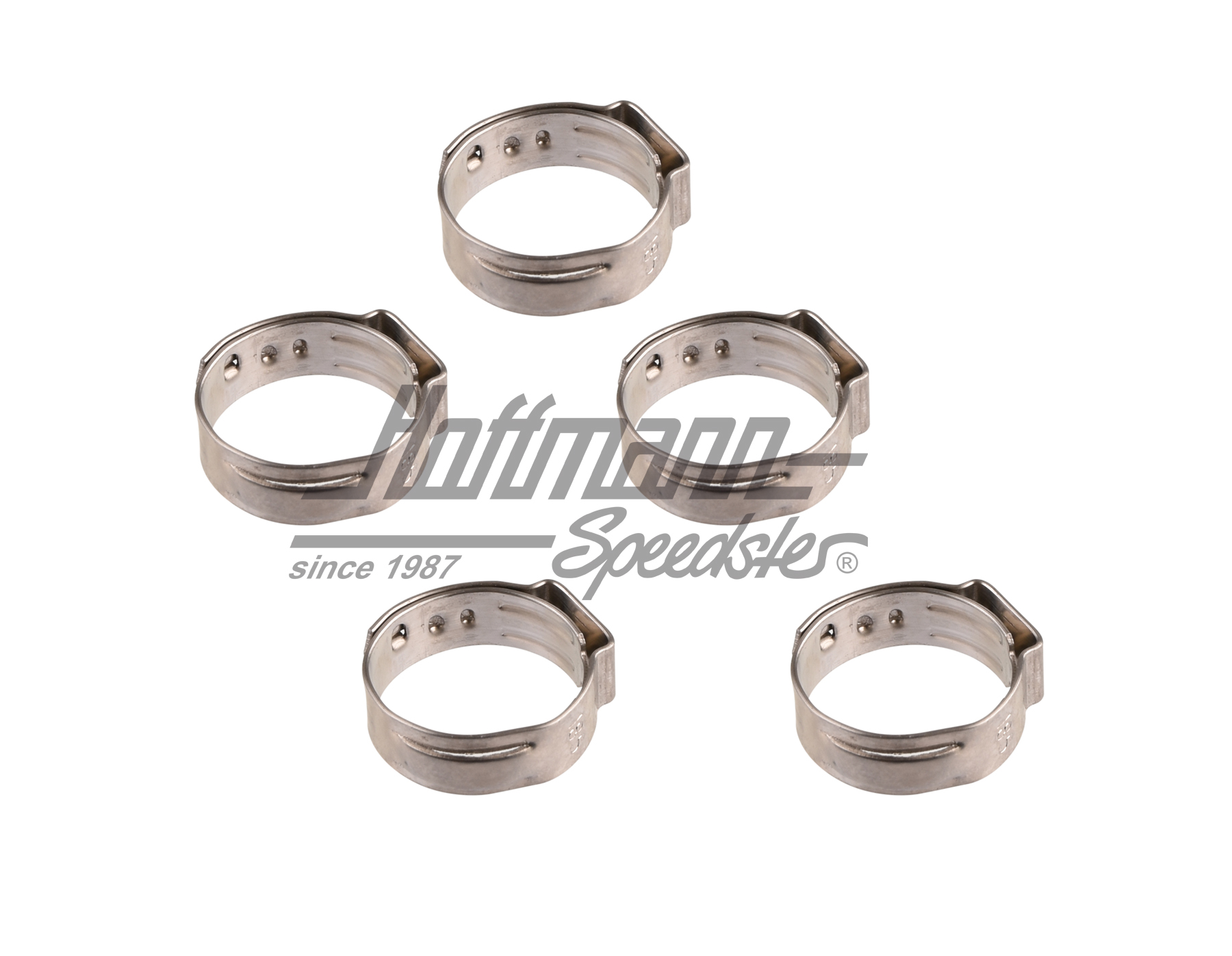 Fascette a un orecchio, regolabile, 15.3-18.5mm                                                     