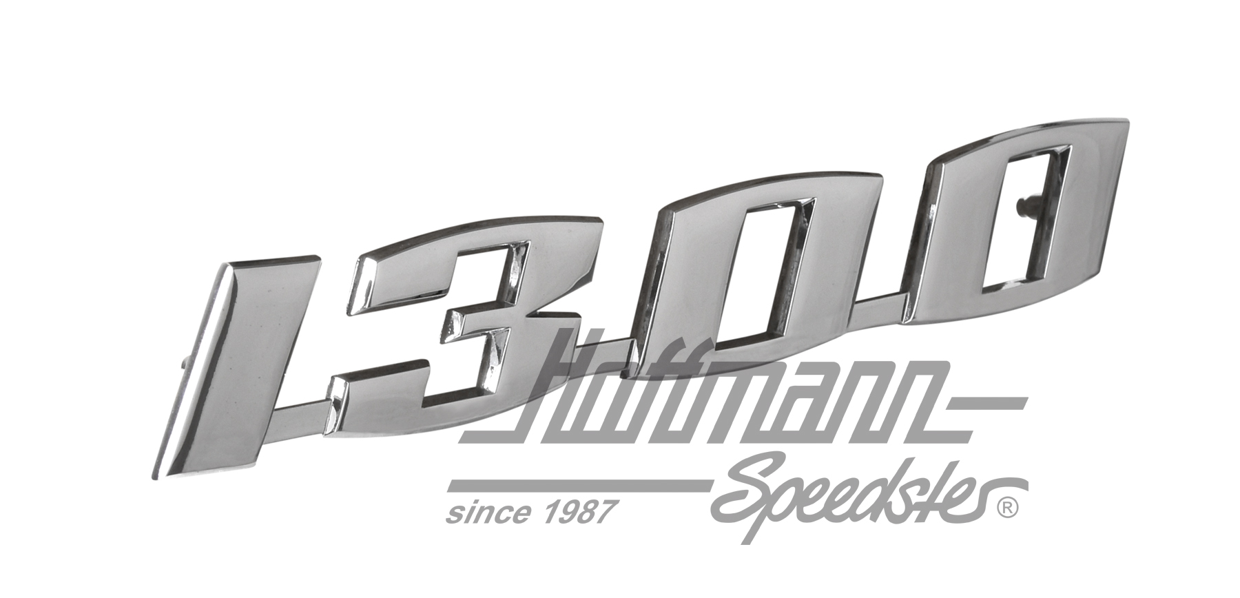 Logo "1300", 15.5 x 2.5cm, cromato                                                                  