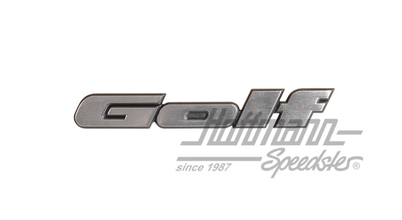 Logo, GOLF, cromato, posteriore, Golf 2 | 191 853 687 J GX2 | 208-6520-12