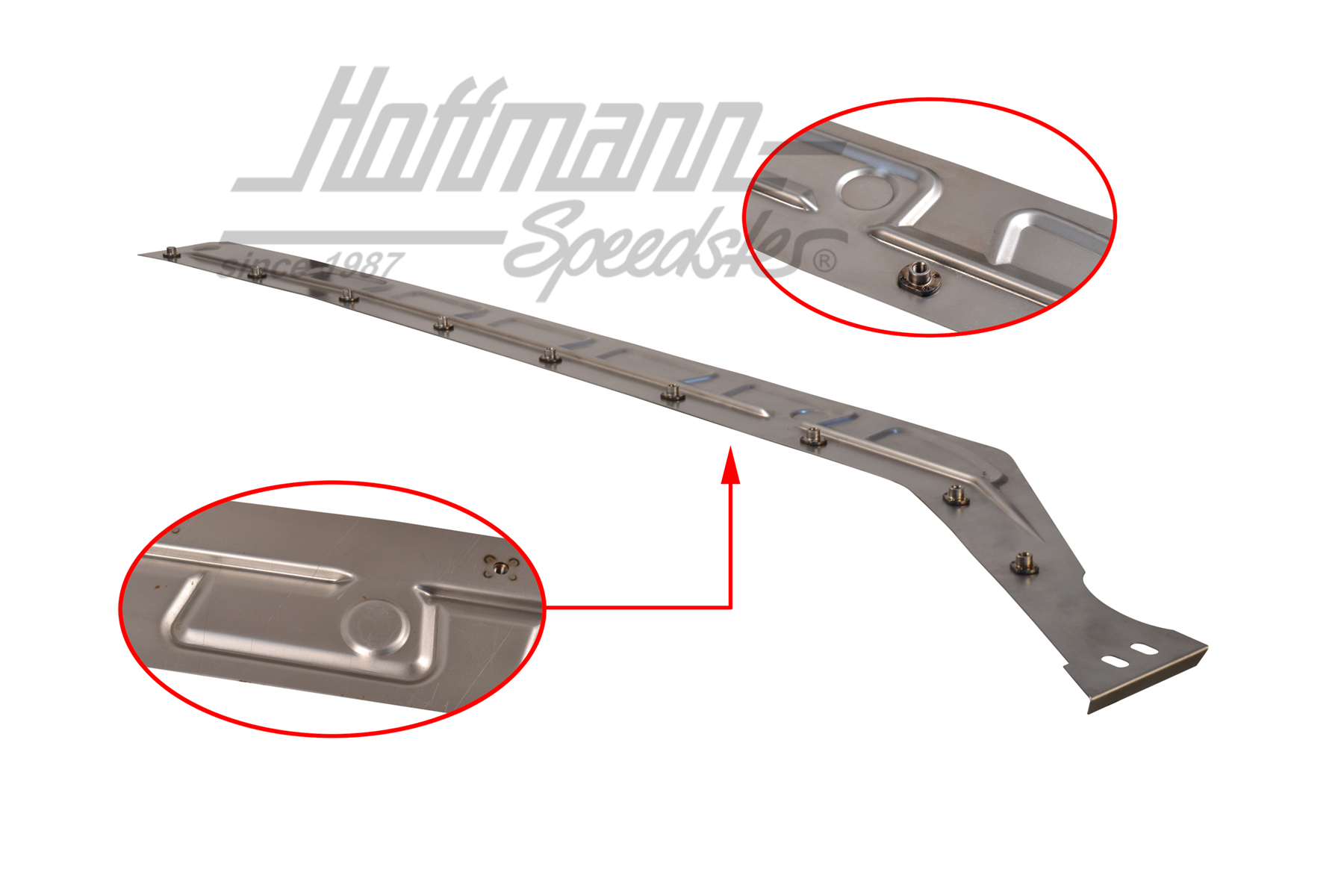 Fondo condotto aria calda, 70-, sinistra, Qualità Superiore | 111 801 171 D | 050-1460-01