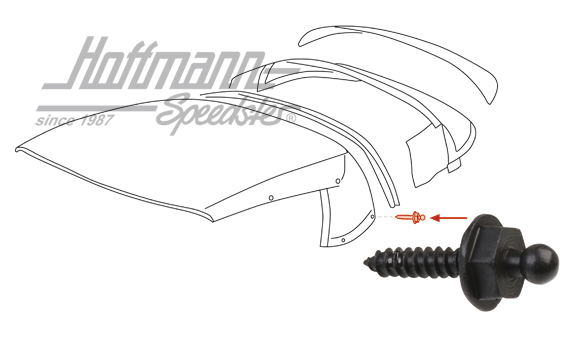Parte inferiore vite Tenax, 4.2 x 16, nera | 999 591 598 02 | 511-1004