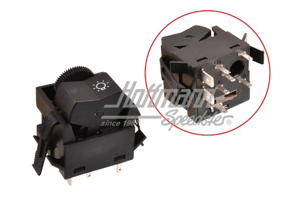 Interruttore della luce, Furgone Bus T3/Golf 1/Porsche 924 | 251 941 531 M | 340-6005