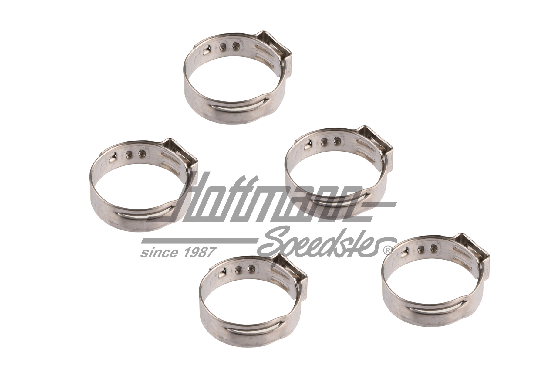 Fascette a un orecchio, regolabile, 17.8-21mm                                                       