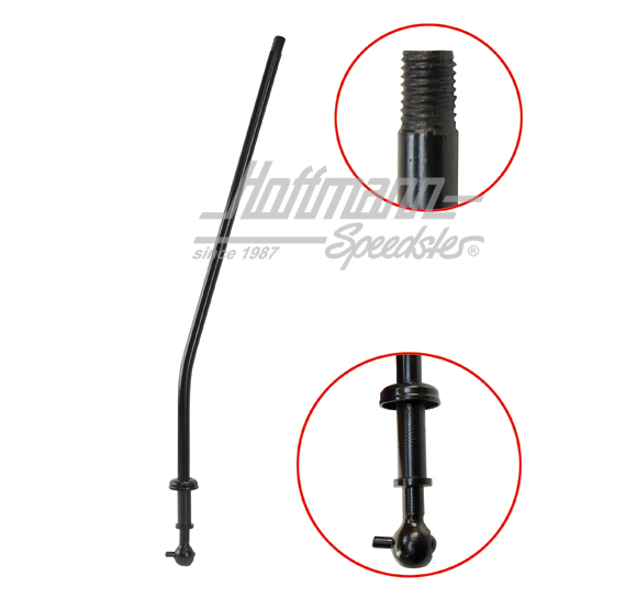 Leva del cambio, Furgone T2, 8.67-7.79 | 211 711 121 E | 090-0538