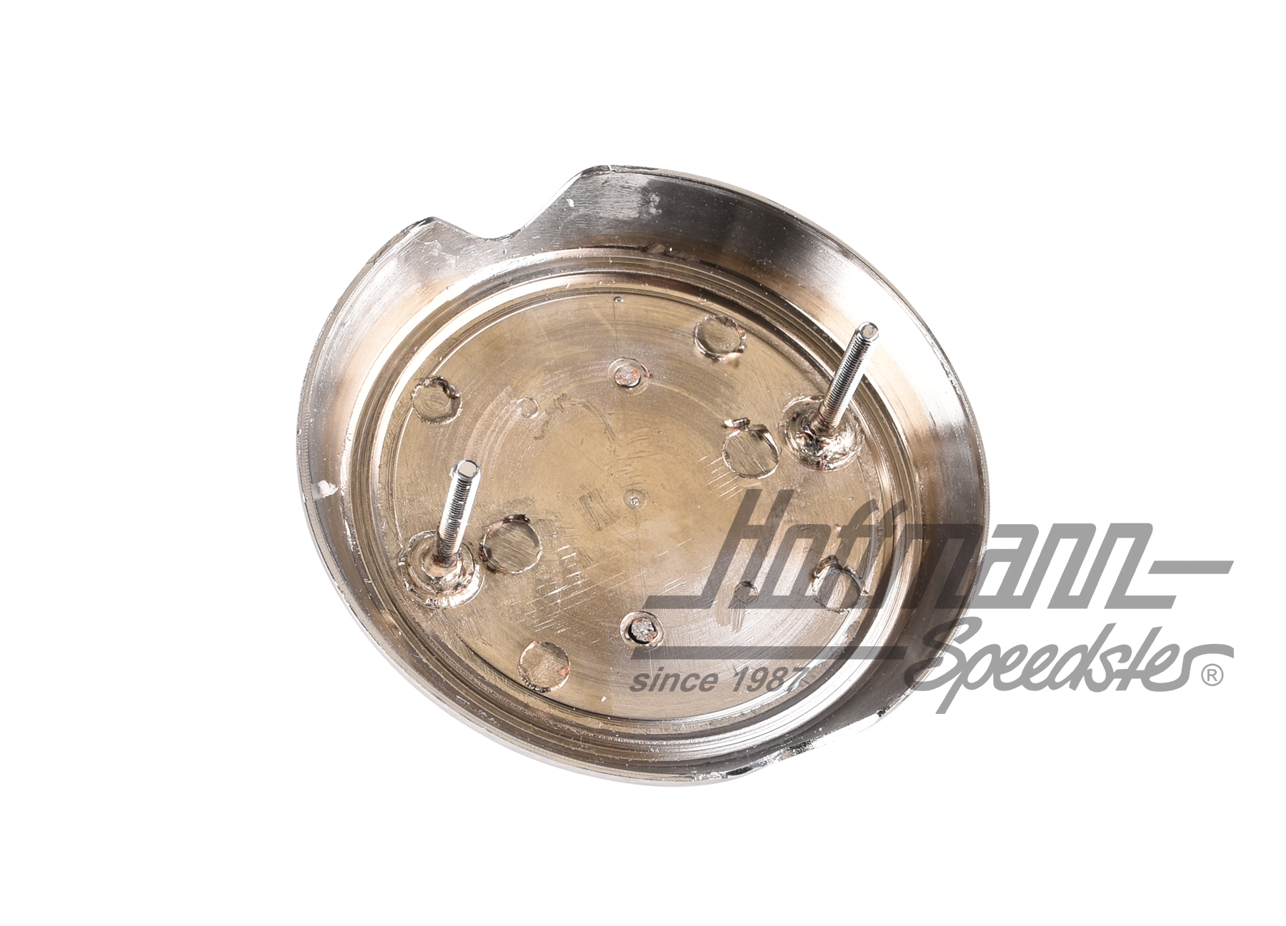 Emblema, con base, cromato, 8.62-7-74                                                               