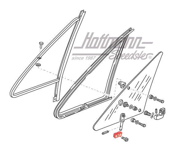 Arresto, deflettore, anteriore / posteriore, T2/T3                                                  