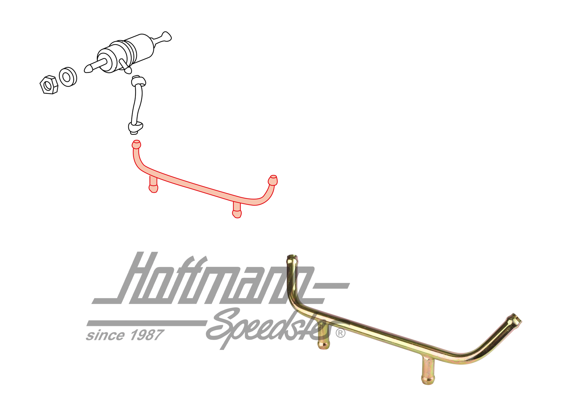 Distributore, ugello di iniezione, 914/Tipo 4, destro | 022 133 321 B | 600-1220-02