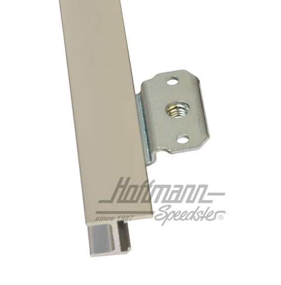 Deflettore, completo, Furgone T2, cromato, sinistra                                                 