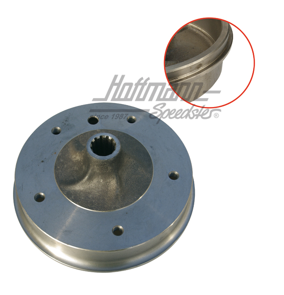 Tamburo del freno, posteriore, Furgone T2, 8.67-2.68 | 211 501 615 F | 090-3046