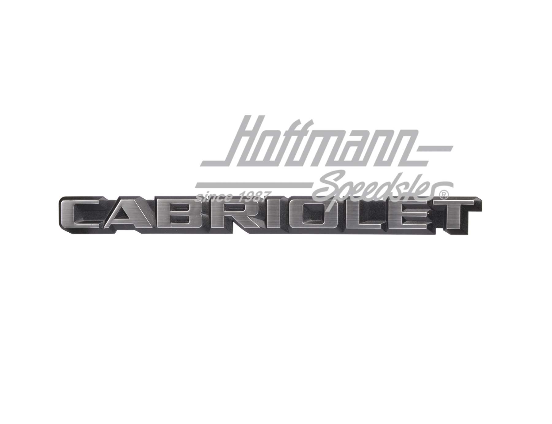 Logo, Cabriolet, posteriore, cromo | 155 853 687 B GX2 | 180-6559-18