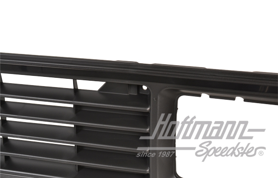 Calandra, per fanale doppio, senza emblema, nera                                                    