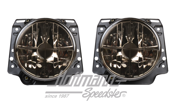 Set di fari, H4, Golf 2, chiaro / nero | 191 941 753 A  SKX | 209-3810