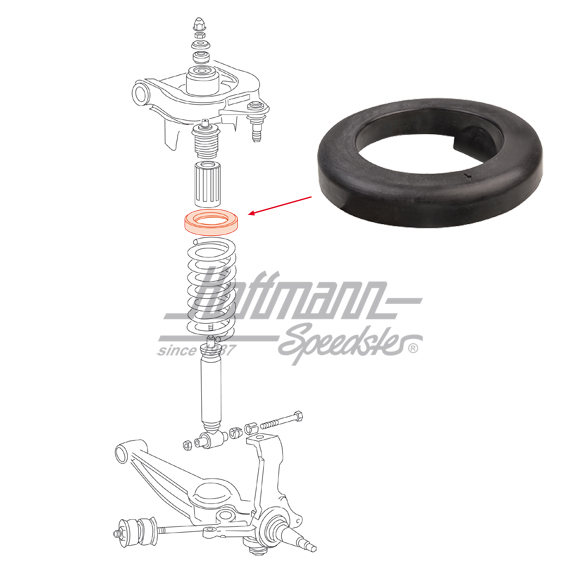 Supporto, sopra, molla davanti, Furgone T3 | 251 411 211 A | 330-3560-40