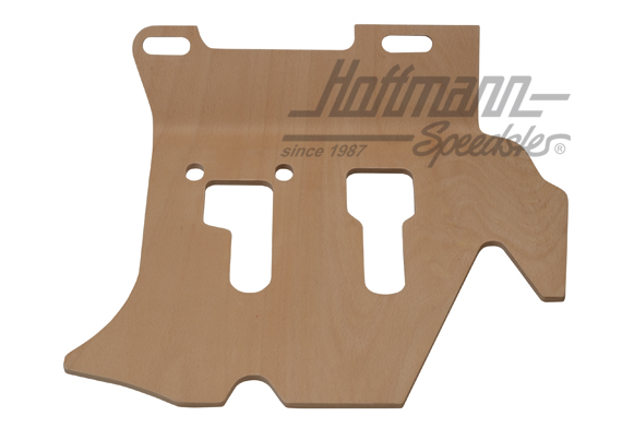 Piastra di fondo (legno), Coupé, 74-89, sinistra                                                    