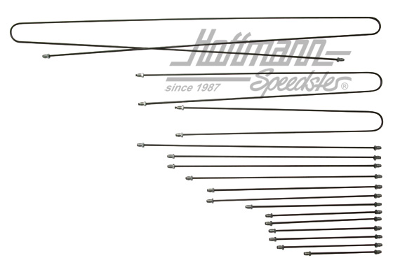 Set tubazione del freno, Furgone T3, 85-87, ABS |  | 325-2560-15