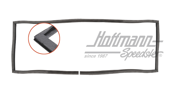 Guarnizione sportello motore, Furgone T2, 8.71-7.79                                                 