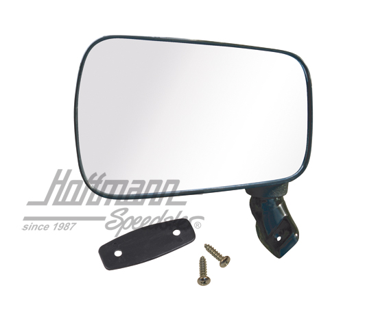 Specchietto retrovisore, Golf 1, plastica, nero, sinistro | 171 857 501 D | 180-1130-01