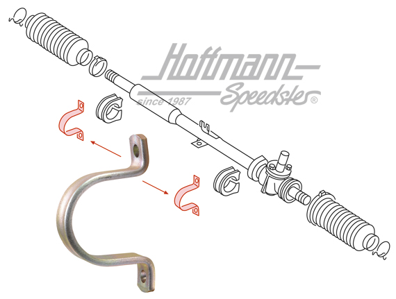 Fascetta, meccanismo di sterzo, Golf 1
 | 171 419 875 | 140-5133