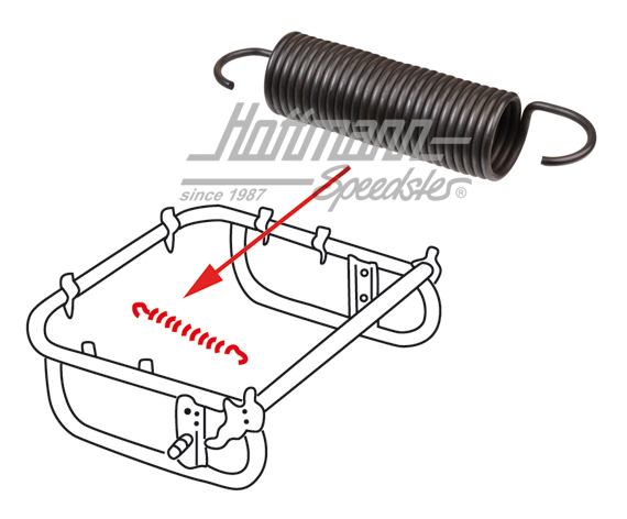 Molla, bloccaggio sedile, 8.55-12.79 | 113 881 245 B | 055-7094-18