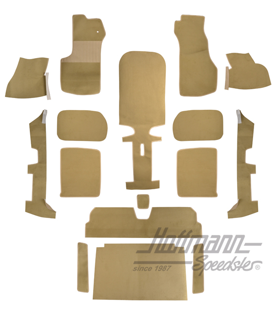 Set tappeti, Golf Cabriolet, 79-93, beige |  | 180-3010-20