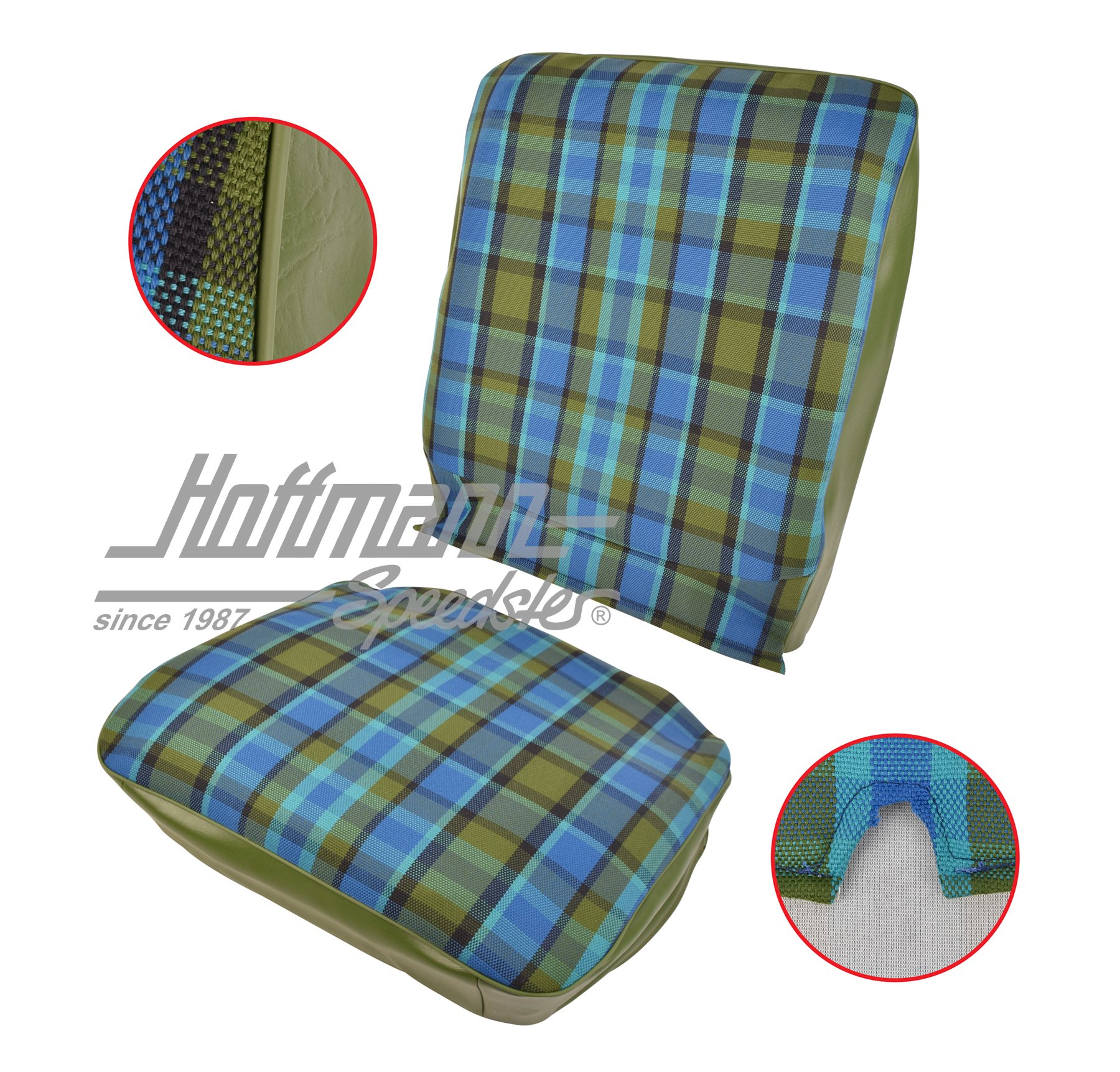 Coprisedile, Westfalia, blu/verde, 68-74 |  | 098-1305-50
